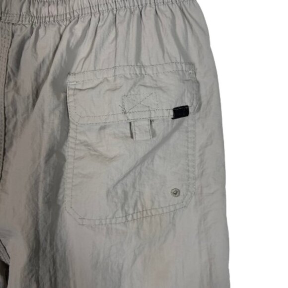 Spicy Tuna Mens Swim Trunks Shorts‎ Elastic Drawstring Waist Taupe Size Medium - Picture 10 of 10